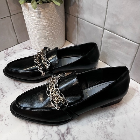 Black Chain Loafers - Picture 2 of 13
